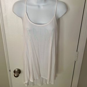 Super sexy Altar'd State White Bride Tank Top